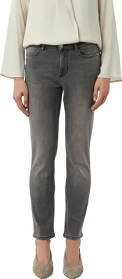 Produktbild von COMMA Elastische Slim-Fit-Jeans mit Schmuckknopf