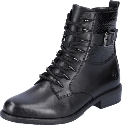 Produktbild von Remonte Biker Boots - Glanzschwarz Glattleder Größe: 40 Normal