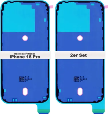 Produktbild von 2x iPhone 16 Pro Backcover Akkudeckel Kleber Klebestreifen Glue