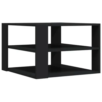 Produktbild von Eleganten-Stil Quadratischer 1 pcs - Modernes Wohnzimmertische - Couchtisch - Schwarz 58x58x40 cm Holzwerkstoff - Couchtische - Möbel26