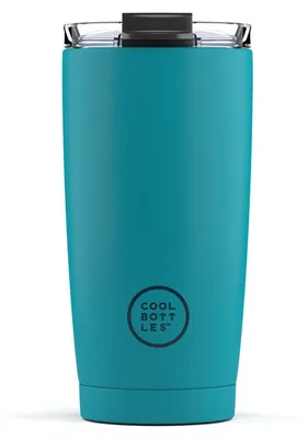 Produktbild von Cool Bottles - Tumbler - Thermobecher aus Edelstahl - 550 ml - Vivid Turquoise -