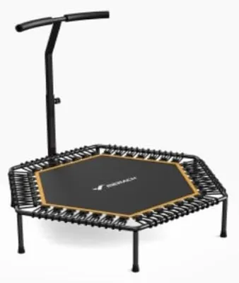 Zdjęcie produktu dla Trampolina fitness - Składana - 101,6 cm - Do 330 kg - Do użytku wewnątrz