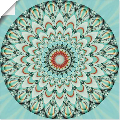 Produktbild von ARTland Poster Mandala Integrität Größe: 50x50 cm