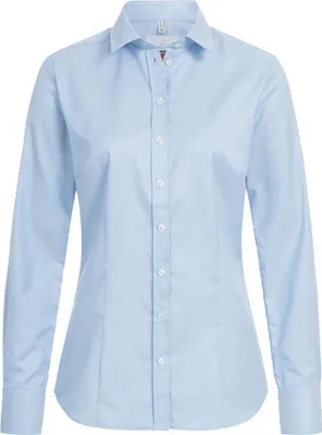 Produktbild von Greiff Modern with 37.5® Damen Bluse Langarm Kent Regular Hellblau 46