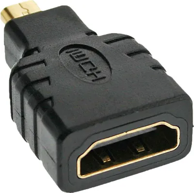 Obrázok produktu pre InLine 17690D, HDMI A female, HDMI D, Čierna