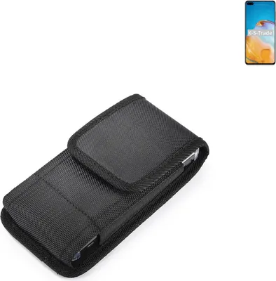Produktbild von Holster Gürteltasche kompatibel mit Huawei P40 Holster Gürtel Tasche wasserabweisend Handy Hülle Schutz Hülle Outdoor schwarz K-S-Trade