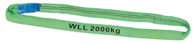 Productafbeelding van PETEX rondsluiting, werkbelastingslimiet (WLL) 2000 kg, lengte 2 meter, conform DIN EN 1492-2, kleur groen