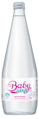 WODA ŹRÓDLANA NIEGAZOWANA 700 ml (SZKŁO) - AQUA EAST (BABY ZDRÓJ)