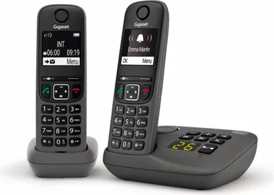 Produktbild von Gigaset Telefon AE690A Duo Anthrazit (L36852-H2830-B133)