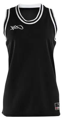 Produktbild von K1X Ladies Double X | Damen Basketball Jersey / Trikot, Farbe:Schwarz, Kleidergröße:S