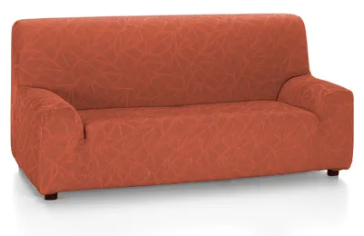 Sofa-Bezug Madeira 4 Plazas, Jacquard, waschbar, backstein