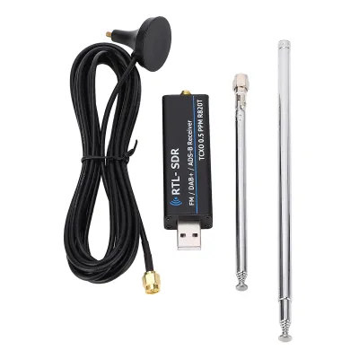 Obrázok produktu pre RTL SDR prijímač 100 KHz až 1766 MHz celé pásmo RTL2832U R820T2 0,5 PPM TCXO USB softvérovo definované rádio