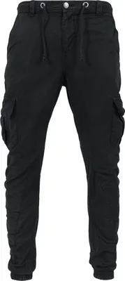 Produktbild von Urban Classics TB1268 | Herren Cargo Jogging Pants - Farbe: Black - Größe: 3XL