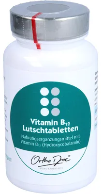 Produktbild von OrthoDoc Vitamin B12 Lutschtabletten, 120 St. Tabletten