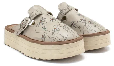 Produktbild von Damen Clogs Calceo mit Blumen CAL4607 37