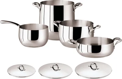 Produktbild von Sambonet S0250 Kikka Kochtopfset 7tlg., Edelstahl 18/10