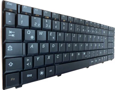 Image de Clavier - couleur : noir - disposition du clavier français compatible avec Lenovo Ideapad 3000 G565