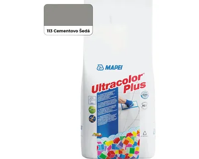 Obrázok produktu pre Škárovacia hmota Mapei Ultracolor Plus 113 cementovo sivá, 2 kg