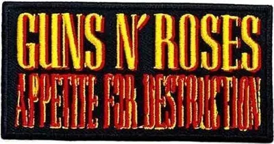 Produktbild von Guns N' Roses Appetite for Destruction Aufnäher zum Aufnähen