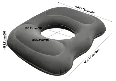 Produktbild von Aufblasbares Hämorrhoiden Sitzkissen Tragbarer Sitzring Orthopädisches Donut Kissen zur Entlastung des Steißbeins