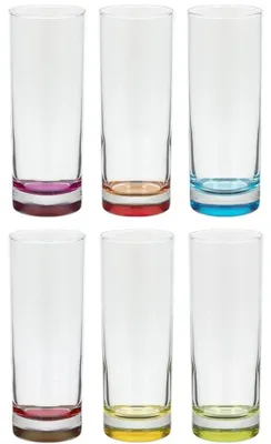 Produktbild von Secret de Gourmet Longdrinkglaser - 6x - Colori - 310 ml