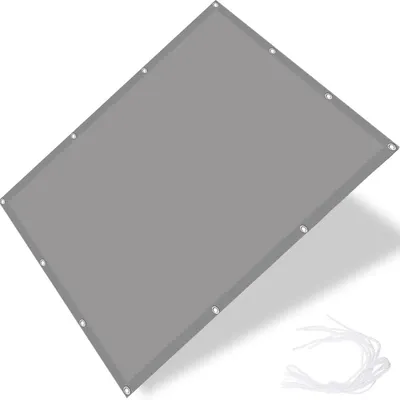 Zdjęcie produktu dla Wodoodporny parasol przeciwsłoneczny, 0,8 x 2,3 m, ochrona przed promieniowaniem UV, kolor: szary