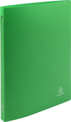 Produktbild von Exacompta 25x Ringbuch PP 500µ 4 Ringen Rücken 20mm A4 Hellgrün 51193SE