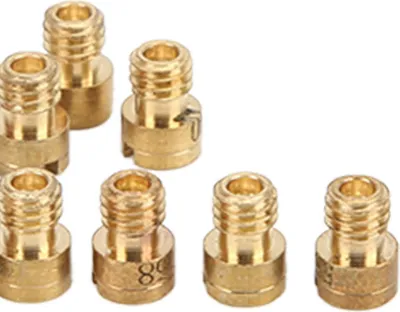 Image de 10 pièces/kit gicleur principal carburateur métal 40-58 remplacement pour GY6 50cc 139QMB scooter