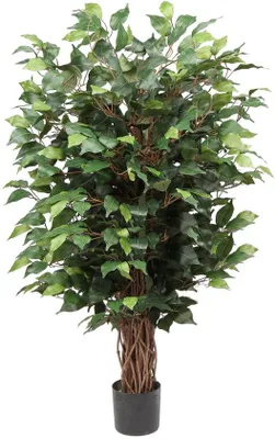 Obrázok produktu pre Umelý fikus, výška 91 cm, 546 listov, ideálny do jedálne a predsiene
