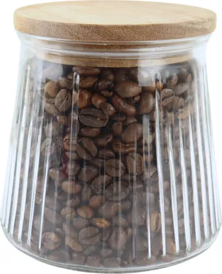 Produktbild von OTIX Vorratsglas mit Deckel aus Glas, 650 ml Süßigkeiten Acacia Wood SIRIUS