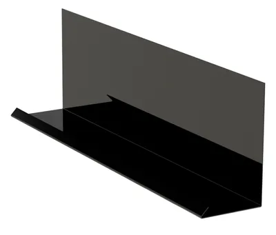 Immagine prodotto di Scorrimento a parete in combinazione con nastro di copertura RS 250, 1 m, zincato, nero RAL9005