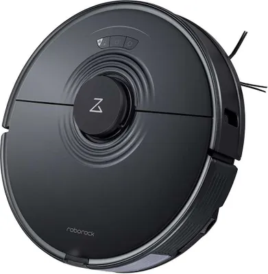 Produktbild von Roborock S7, Beutellos, Schwarz, 0,47 l, 0,3 l, Gummi, Walzenbürste & Seitenbürste