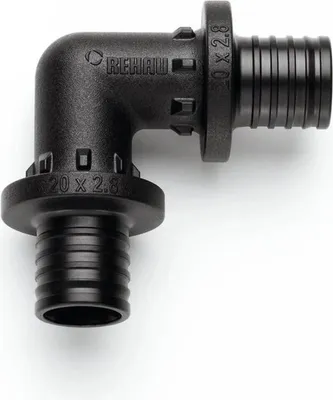 Image de REHAU Coude RAUTITAN PX 16, 16, 90 degrés, 1 pièce.