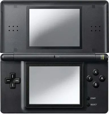 Produktbild von Nintendo DS Lite schwarz mit Drittanbieter Ladekabel