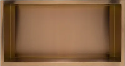 Produktbild von Wandnische Duschnische Unterputz-Montage Gold Badezimmer 30x30x10cm Edelstahl