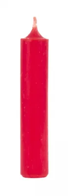 Zdjęcie produktu dla Świeczki piramidalne 14 mm czerwone (24) szer. x wys. x gł. 1,4 x 7 x 1,4 cm NOWE