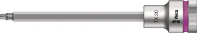 Image de Wera - 8767 C HF Embout TORX® Zyklop à emmanchement 1/2" avec fonction de retenue , TX 20 x 140 mm ; 5003850001