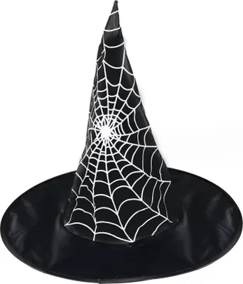 Obrázok produktu pre Detský klobúk čarodejnice/Halloween s pavučinou