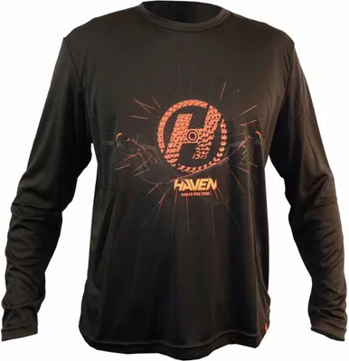 Produktbild von HAVEN Langarm Fahrradtrikot für den Sommer - NAVAHO II LONG - Schwarz/Rot S