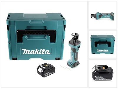 Produktbild von Makita DCO 180 G1J Akku Rotationsschneider 18 V 30.000 U/min + 1x Akku 6,0 Ah + Makpac - ohne Ladegerät