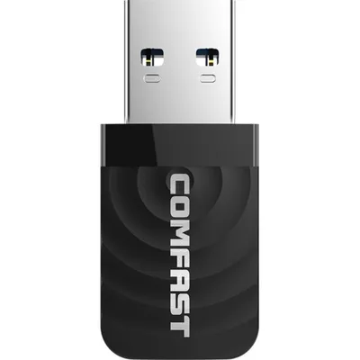 Image de Adaptateur USB 3.0 WLAN, dongle WLAN double bande avec antenne intégrée, mini-adaptateur réseau WLAN