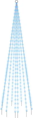 Zdjęcie produktu dla vidaXL Choinka LED na maszt niebieska 310 diod LED 300 cm
