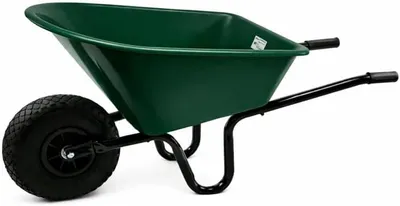 Image de Chariot pour enfants, vert, en métal et en plastique, pour les jeux en extérieur