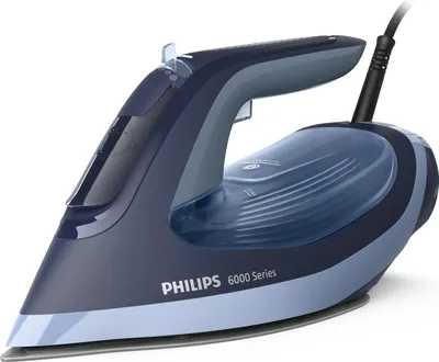 Produktbild von Philips 6000 series DST6120/20 Bügeleisen Dampfbügeleisen SteamGlide Plus-Sohle 2600 W Blau