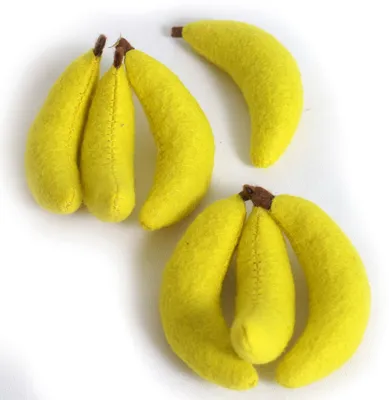 Produktbild von Filz-Bananen