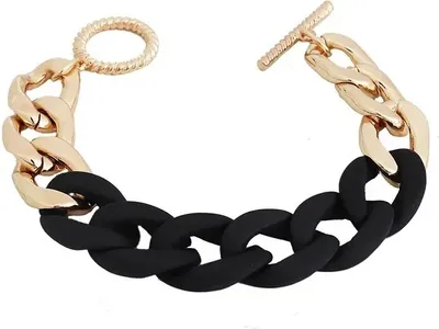 Image de Bracelet CA-28658 Or / Noir - Élégance et Confort KP28658
