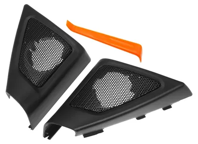 Lautsprecherabdeckung für BMW 5er 2009-2016, 2 St., schwarz