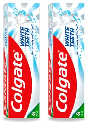 Obrázek produktu pro 2 x zubní pasta Colgate White Teeth - 75 ml - výhodná balení - 2 kusy
