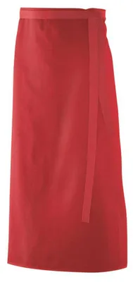 Produktbild von Vorbinder B 90 x L 60 cm, rot : rot : 65% Polyester 35% Baumwolle