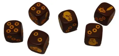 Produktbild von Dice - Brown (6) Board Game ENG